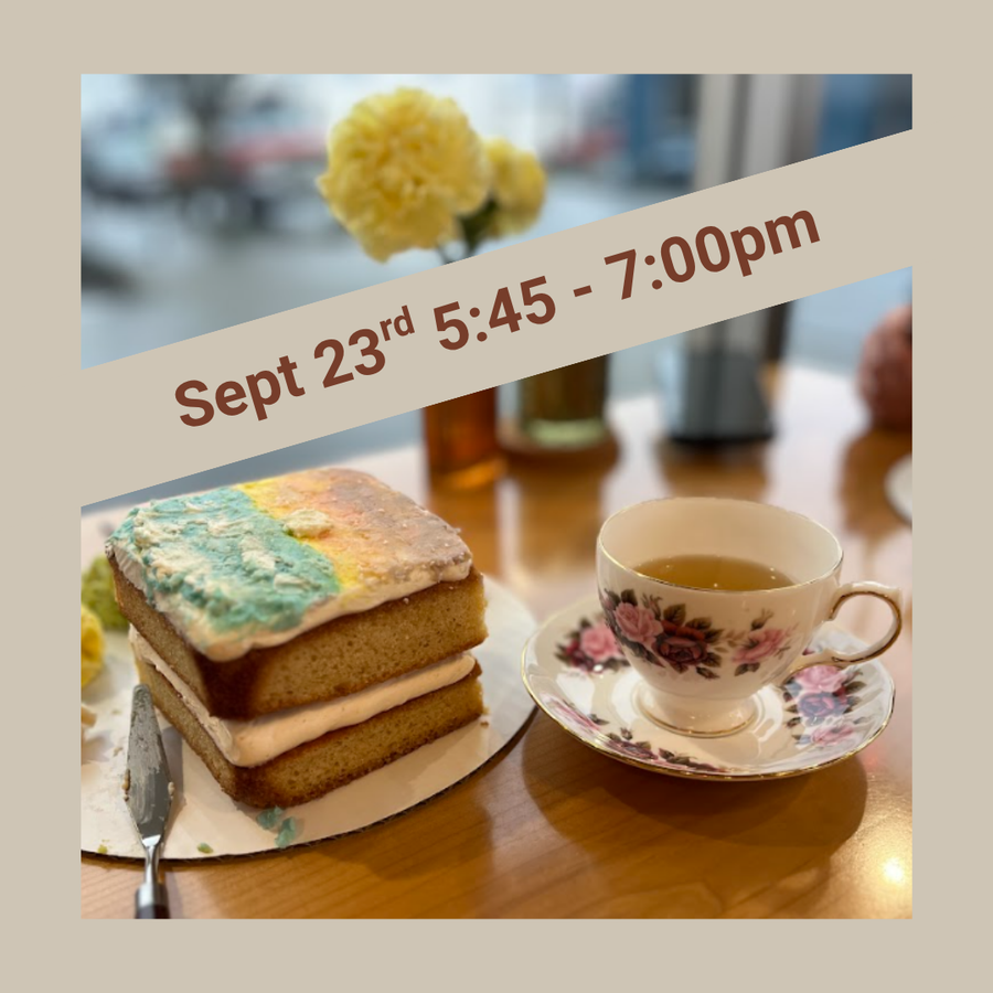 Cake Painting & Tea - Wednesday, September 23rd