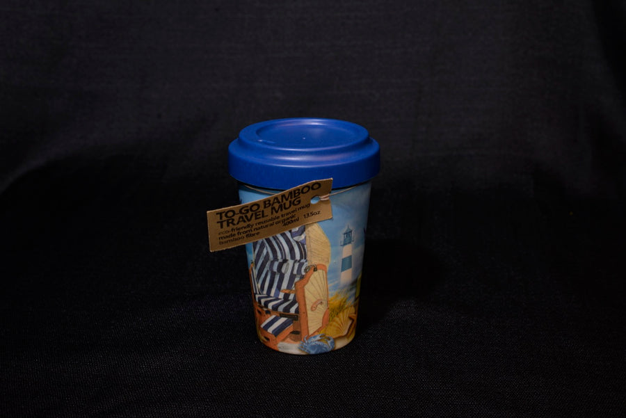 Bamboo To-Go Travel Mug - A Day at the Beach