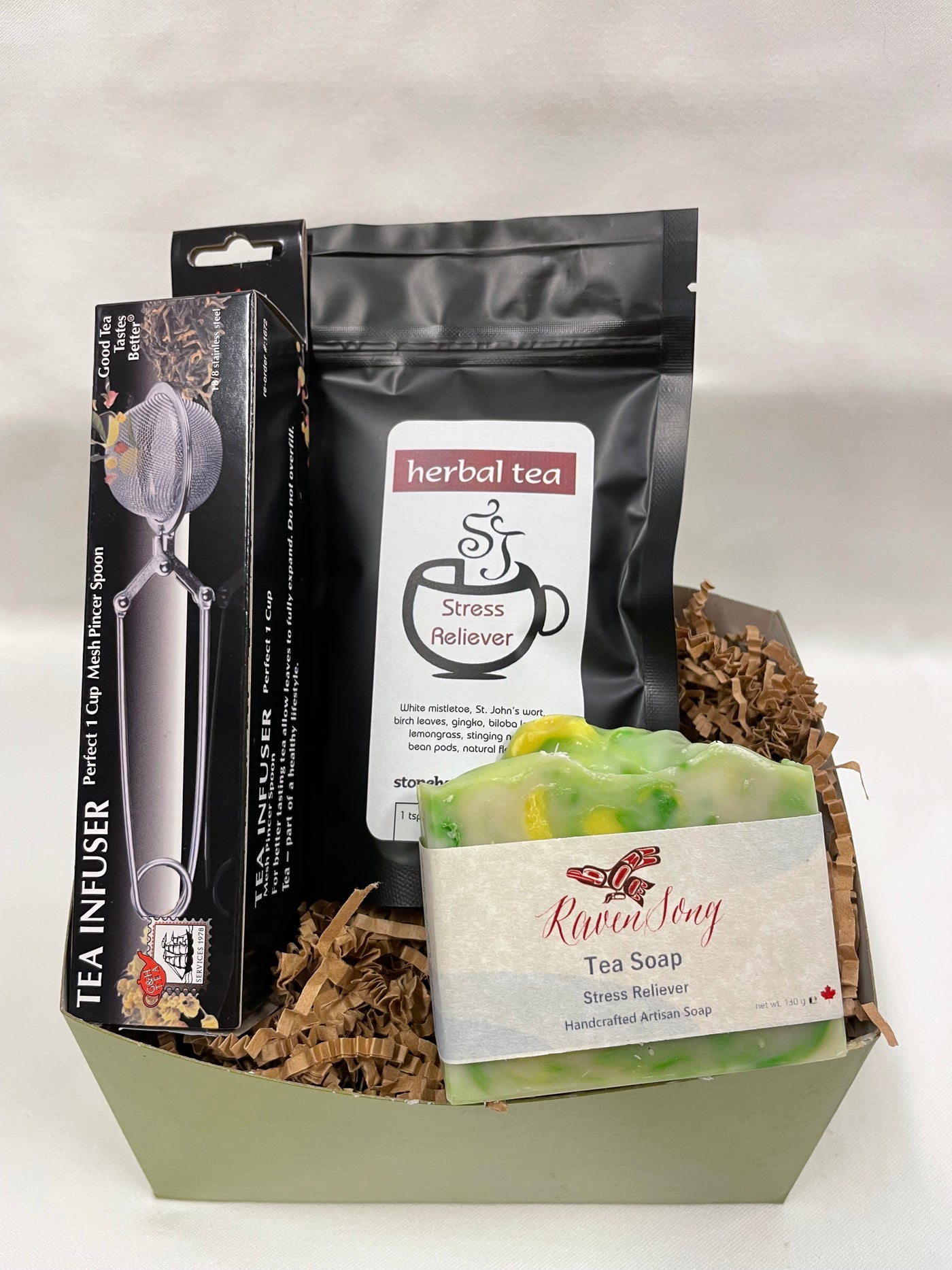 Tea and Soap Gift Basket