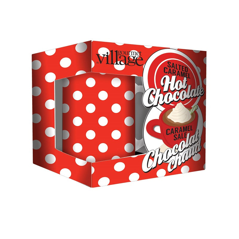 Hot Chocolate Mug Set - Retro Polka Dot